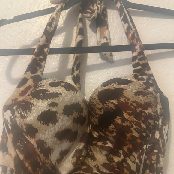 Victoria Secret Leopard Dress Miraculous Built-in Bra Size 34B - Picture 4 of 8